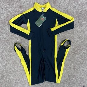 NWT sbart medium wetsuit yellow black